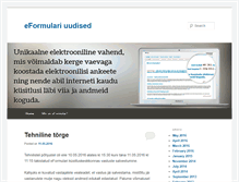 Tablet Screenshot of blogi.eformular.com